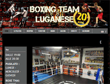 Tablet Screenshot of boxingteamluganese.ch